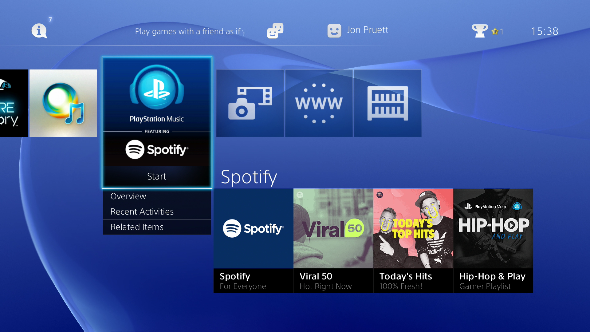 Spotify on Playstation - GameConnect