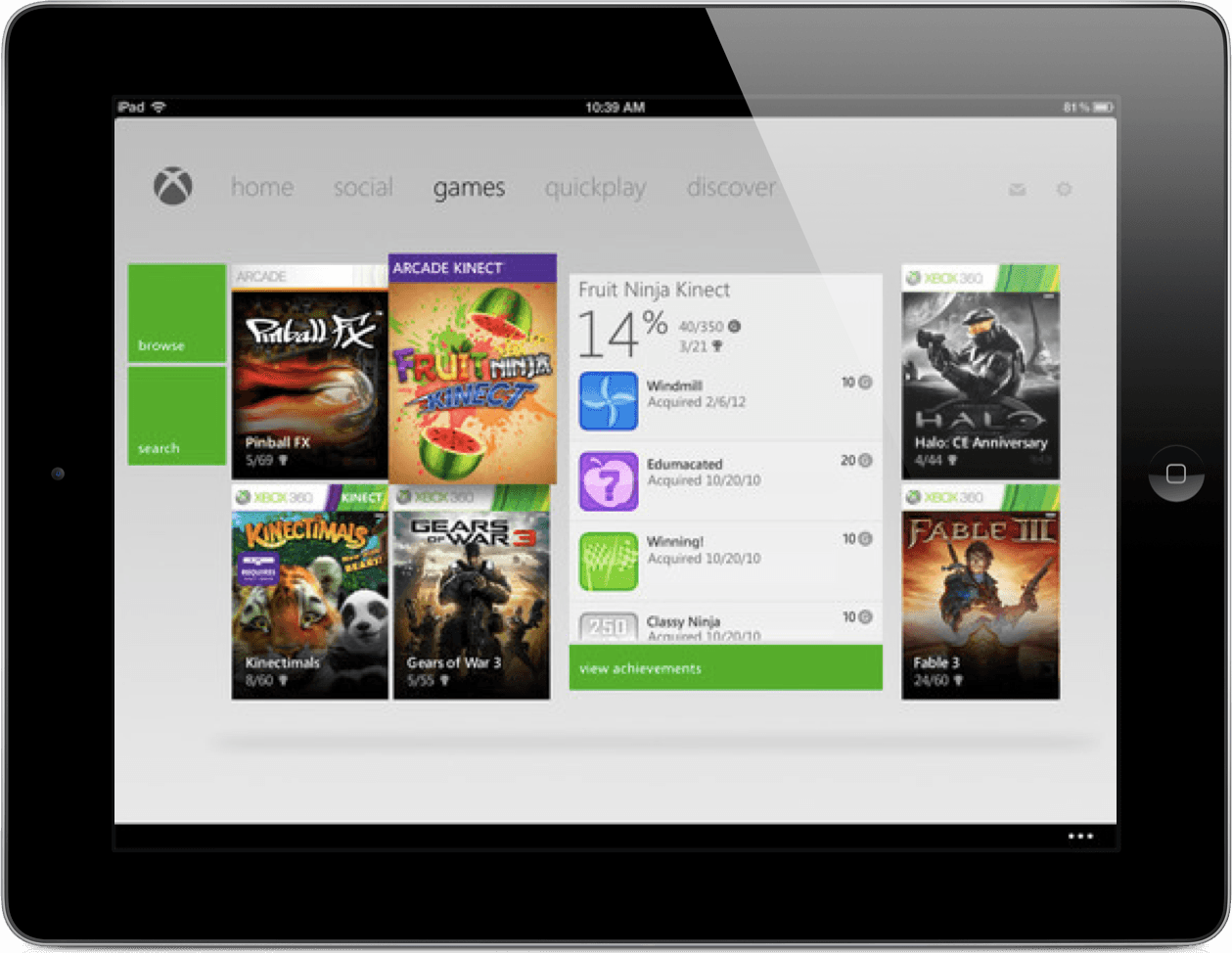Control your Xbox360 with the iPad