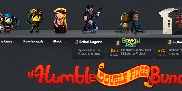 The Humble Double Fine bundle is live