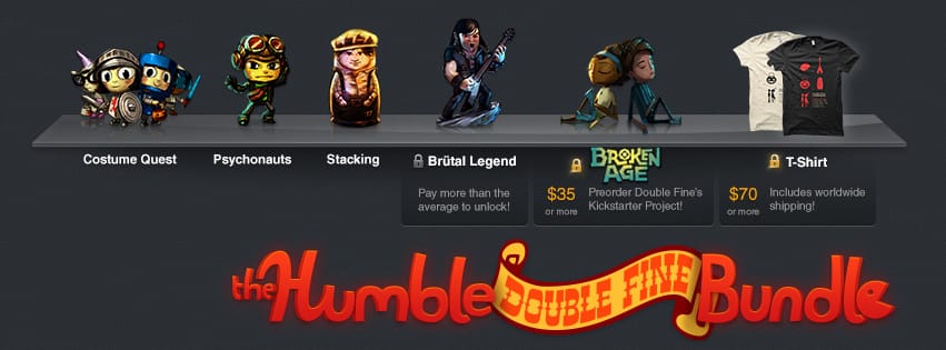 The Humble Double Fine bundle is live