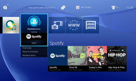 Spotify now on Playstation